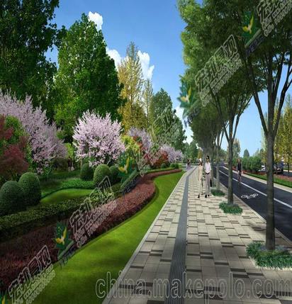 河道景观,道路绿化,景观设计施工,市政工程